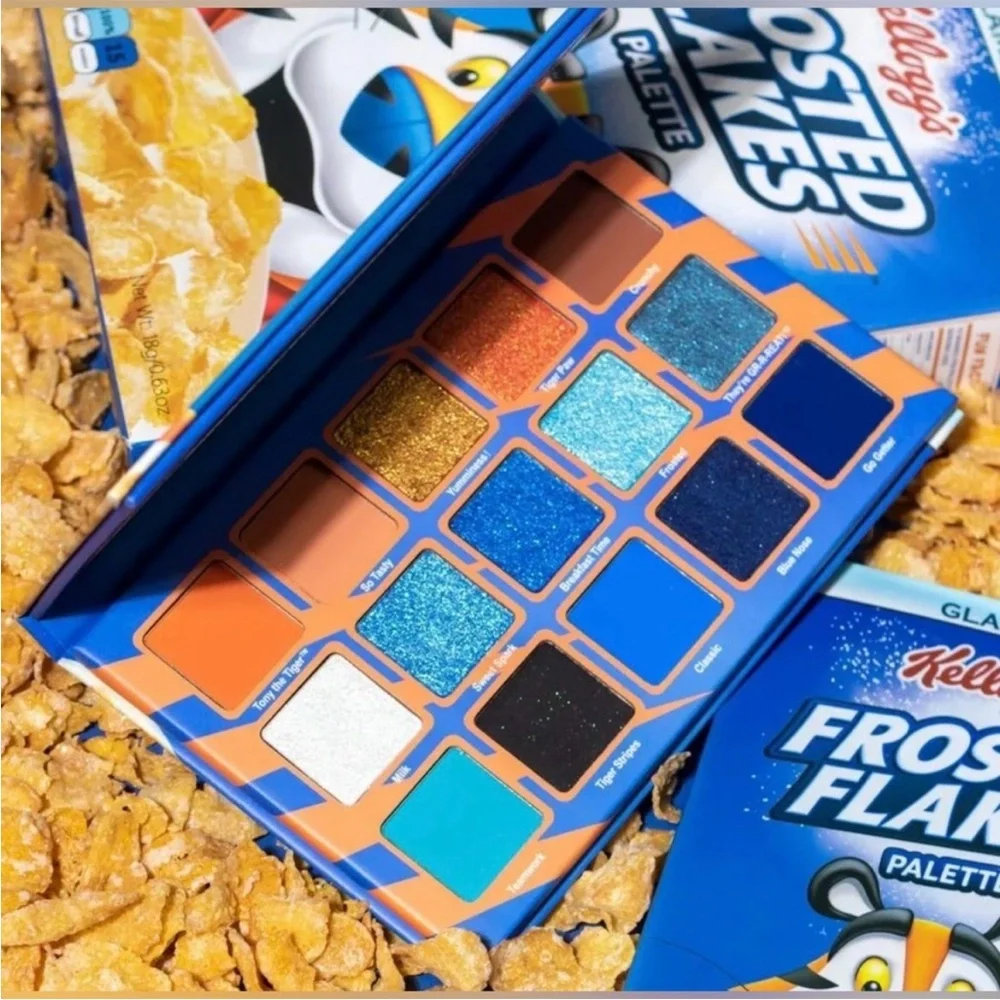Glamlite X Frosted Flakes Eyeshadow Palette